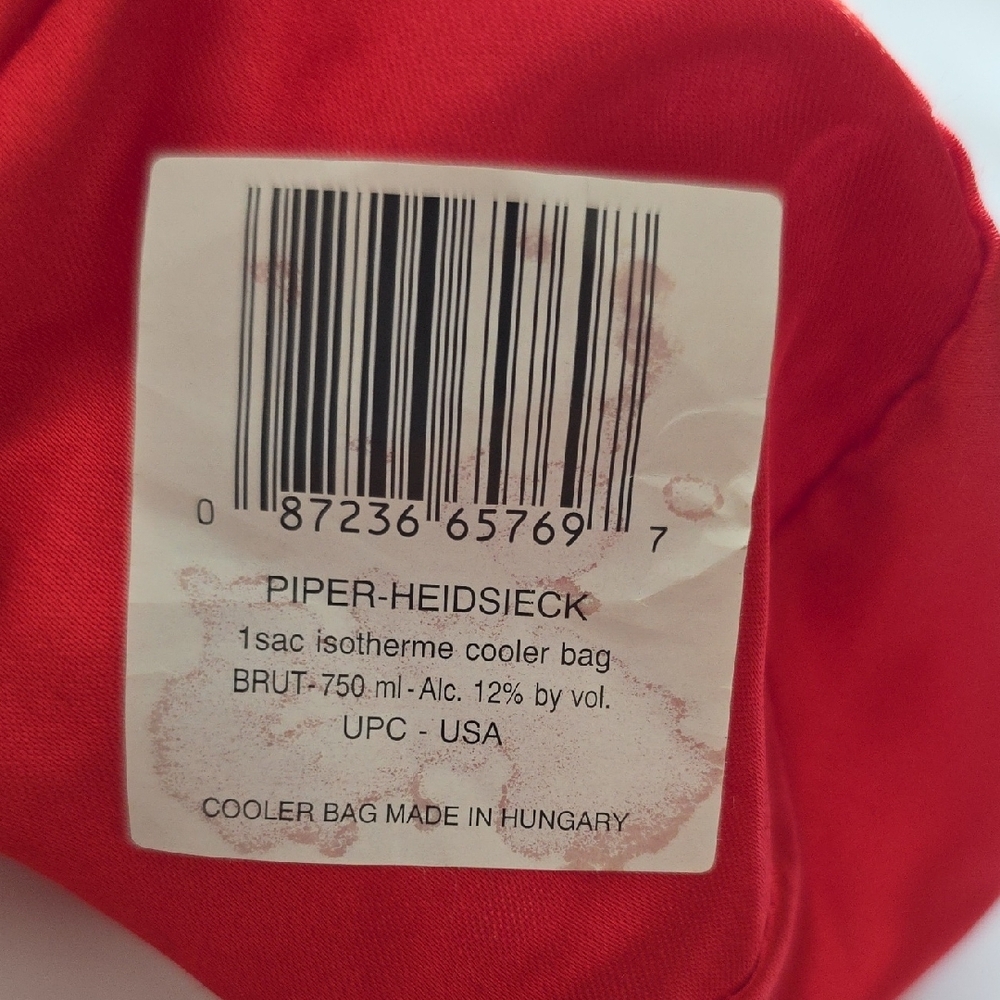 Piper-Heidsieck Champagne Bottle Cover - Picture 2 of 9